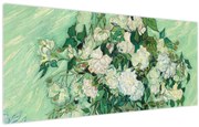 Kép - Vincent van Gogh, Roses, reprodukciók (120x50 cm)