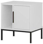 Fehér éjjeliszekrény Lani – Marckeric