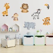 PIPPER. Textil falmatrica "Állatkerti állatok"