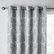 Szürke damaszt függöny szett 2 db-os 168x229 cm Damask Jacquard – Catherine Lansfield