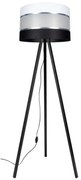 Állólámpa CORAL 1xE27/60W/230V wenge/fekete/fehér/krom