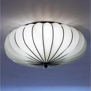 SIRU - Mennyezeti lámpa ACCADEMIA 3xE27/60W/230V fehér/fekete Velencei üveg