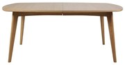 Marte bővíthető étkezőasztal tölgyfa dekorral, 180 x 102 cm - Actona