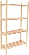 Polcos állvány 4 polc