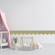 PIPPER. Textil öntapadó tapéta - Mini Ív - Khaki színű Szín: Sápadt