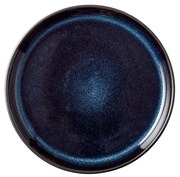 Fekete-kék desszertes kőedény tányér ø 17 cm Gastro Dark Blue/Black – Bitz