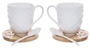 Porcelán bögre szett 2 db-os 370 ml Whiteline – Orion