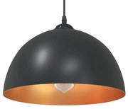 függőlámpák 2 db Állítható magasságú E27 fekete Ø 30 cm Fém