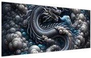 Kép – Sárkány a füstben (120x50 cm)