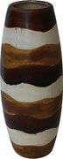Kerámia váza Magas Bronz Magasság 30cm