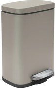 Spirella Soft-close Akira pedálos hulladékgyűjtő 12 l, matt szürkésbarna, 12 l
