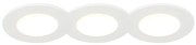 3 db beépített spotlámpa készlet fehér LED-del 3000K 4W IP65 - Blanca