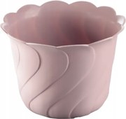 Műanyag kaspó állvány nélkül „Batik” (d=30 cm; 7 l) púderszínű