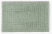 Goldea frottír fürdőszobai szőnyeg mozaika – zsályaszínű 50 x 70 cm