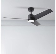 ZEVENTI - LED mennyezeti ventilátor ORVIETO LED/18W/230V Wi-Fi Tuya fekete + távvezérlő