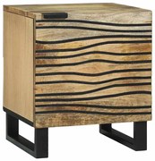 Éjjeliszekrények Barna és fekete 40 x 33.5 x 46 cm