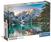 Olaszország Lake Braies 1000 db-os Compact puzzle Clementoni