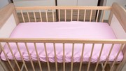 Bébi pamut gumis lepedő 60x120/70x140
