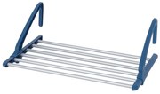 WENKO 63005800 - Ruhaszárító 37,5x21 cm rozsdamentes acél/ezüst/kék