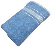Frottír törölköző deluxe Monaco kék 70x140cm TiaHome