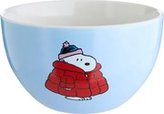 PEANUTS müzlistál 600 ml, Snoopy kabátban