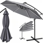 Deuba LED napernyő Mali Ø350 cm - antracit