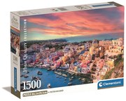 Olaszország Procida Island 1500 db-os Compact puzzle Clementoni