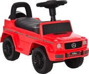 HOMCOM Gyerek Tolható Teherautó Mercedes Benz Licencelt Jármű 12-36 Hónaposoknak, Táska, Kürt, Fényszórók, Piros | Aosom