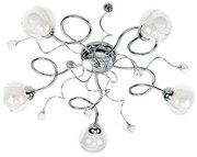 ONLI - Felületre szerelhető csillár WENDY 5xE14/6W/230V fényezett króm