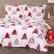 4Home Trees mikroflanel ágyneműhuzat, 160 x 200 cm, 70 x 80 cm