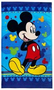 Disney Mickey Cheerful Pose kéztörlő, arctörlő, törölköző 30x50cm