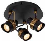 Lucide 34944/13/30 - Spotlámpa TUNDRAN 3xGU10/5W/230V fekete
