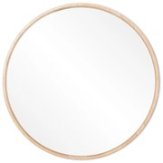 Look falitükör tömör tölgyfa kerettel, ⌀ 32 cm - Gazzda