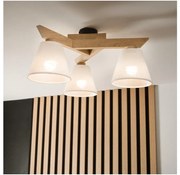 Fali lámpa ANTONIO 3xE14/40W/230V tölgy