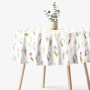 Goldea kör alakú teflonos terítő - a tavasz érintése Ø 140 cm