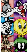 Looney Tunes Thrashsers törölköző, 70 x 140 cm