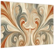 Kép - Örvények földszínekkel (70x50 cm)