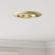 Beépített Spotlámpák 6 db Kerek GU10 Arany Ø90 mm Acél