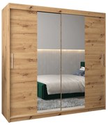 Ruhásszekrény 200 cm Toki 1 (artisan tölgy + artisan tölgy). 1064939