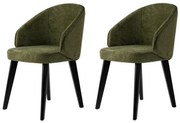 Bentley Green and Black étkezőszék szett, 2 db