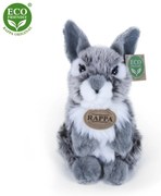 Rappa álló nyúl plüss, szürke, 20 cm ECO-FRIENDLY