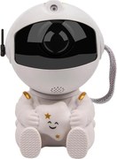 Retlux - LED gyerekprojektor 230V, 12,5 cm, űrhajós motívummal + távirányító