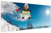 Kép - Snowboardos (120x50 cm)