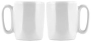 Fehér agyagkerámia eszpresszó bögre szett 2 db-os 80 ml Fuori – Vialli Design