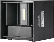 Led fali lámpa Bridgelux 6W Kocka VT-759 fekete