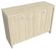 Verno alacsony szekrény 128 x 46 x 90 cm, akác