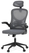 Irodai forgószék hintamechanikával, szürke kárpittal. KA-K2021 GREY