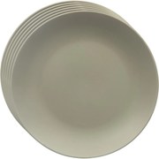 Orion Kerámia desszert tányér szett Greenish 20,5 cm, 6 db