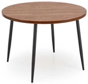 Laplace étkezőasztal, dió / fekete