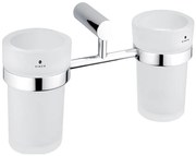 NIMCO BR 11058DW-26 - Fali fogkefetartó BORMO matt üveg/fényes króm